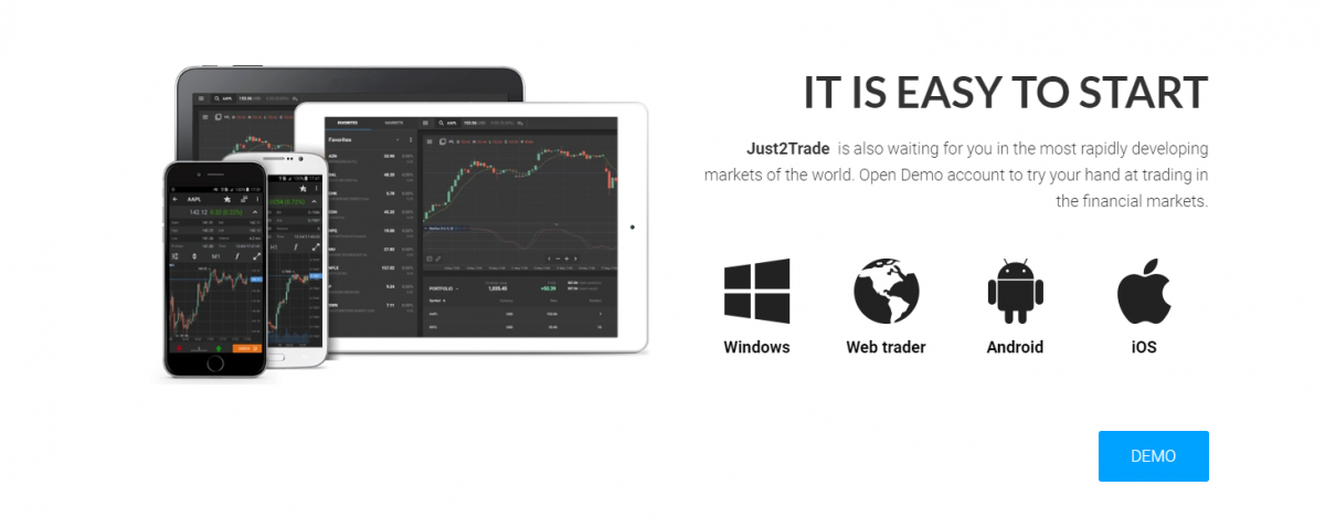 mobile trading app for android and ios